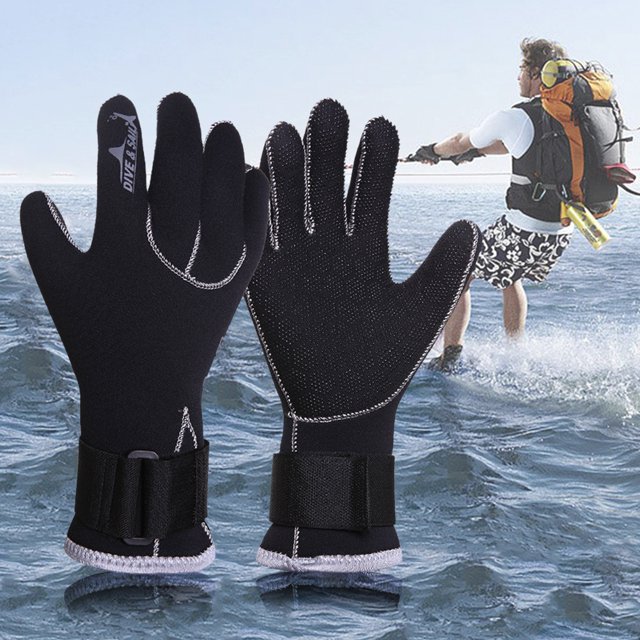 Traje de Neopreno Guantes de buceo de neopreno Guantes de surf elásticos Accesorios para exteriores (L) Cgtredaw multicolor T L para Unisex