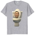 thumbnail image 1 of Skibidi Toilet Meme T Shirt Funny Game Video Geek Grahic Tops 100% Cotton Unisex Summer T-shirts For Men Women Eu Size, 1 of 3
