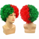 thumbnail image 2 of Peluca Para Adultos Aficionados De Futbol Soccer Verde y Guinda, 2 of 5