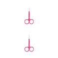 thumbnail image 2 of Qarigey Nail Cuticle Nippers Stainless Steel Scissors Nose Tweezer Clipping Tool Handheld Electroplating Hair Convenient Trimming Type2 NO2, 2 of 6