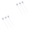 thumbnail image 4 of Bewildely 3 Pieces ABS Cake Probe Skewer Reusable Accessories Kitchen Baking Portable Anti-rust Cute Tester Replacement Home blanco 19*4.5 cm 2Conjunto, 4 of 6