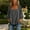 Dark Gray, variant on Morttic Women's Summer Casual Square Neck 3/4 Puff Sleeve Loose Fit Blouse – Solid Color Top with Button Placket Yellow，XL
