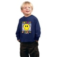 thumbnail image 2 of Wild Bobby 100th Day of School Retro Cute Smiley Face, 100 Days of School 2024 2025 Design for Kids Youth Boys Girls School Toddler Long Sleeve Shirt, 2 of 6