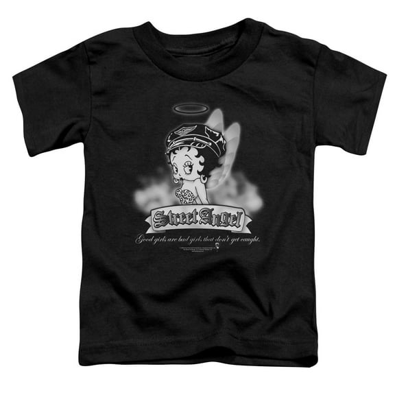 Betty Boop Street Angel S/S Toddler T-Shirt Black