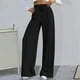 thumbnail image 2 of WILLBEST Pantalones Casuales de Mujer, Cómodos, de Cintura Alta y Pierna Ancha, para Desplazamientos Diarios En Otoño E Invierno y Actividades al Aire Libre. Chica, 2 of 7