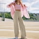 thumbnail image 4 of WILLBEST Pantalones Casuales para Mujer, Pantalones de Yoga de Pierna Ancha con Bolsillos, Pantalones Deportivos Holgados y Elásticos para Una Comodidad Durante Todo el Día. Chica, 4 of 5