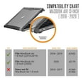 thumbnail image 6 of UAG MacBook Air 13-inch Case (2018-2020 M1) (A1932, A2179, & A2337) Plyo Feather-Light Rugged [Ice] Military Drop Tested Laptop Cover, 6 of 9