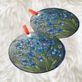 thumbnail image 3 of Blue Star Suncatcher Ornament Suncatcher, Blue Flowers Wall Hanging, Floral Light Catcher Decor, Gift For Girlfriend, Grandma Gift, 2025, Holiday 2025, Festive Home Accent,, 3 of 5