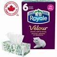 thumbnail image 1 of Velour Facial Tissue, 6 Flat Boxes, 72 Tissues per box, 1 of 1