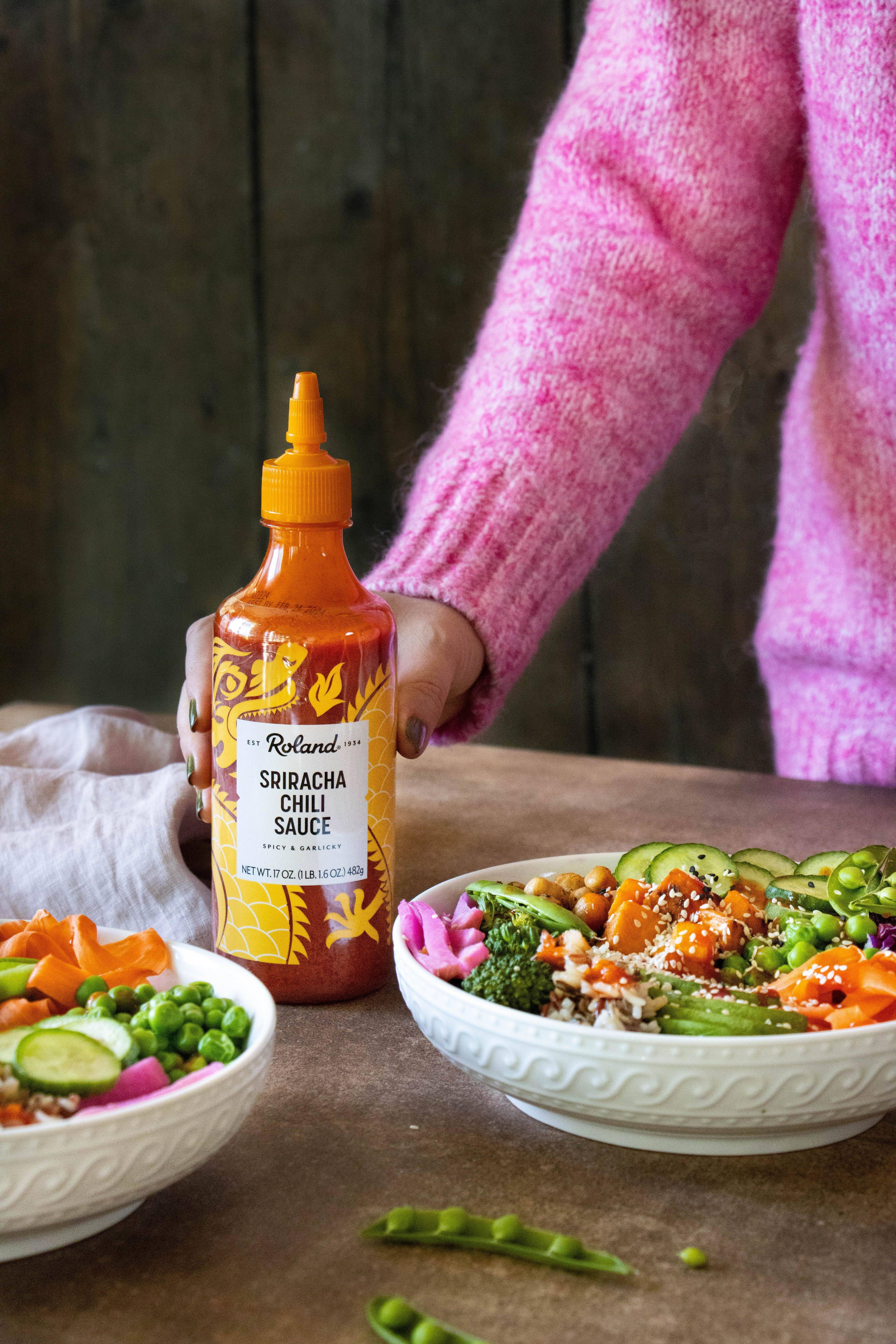 (2 pack) Roland Sriracha Chili Sauce, Allergens Not Contained, 17 Ounces