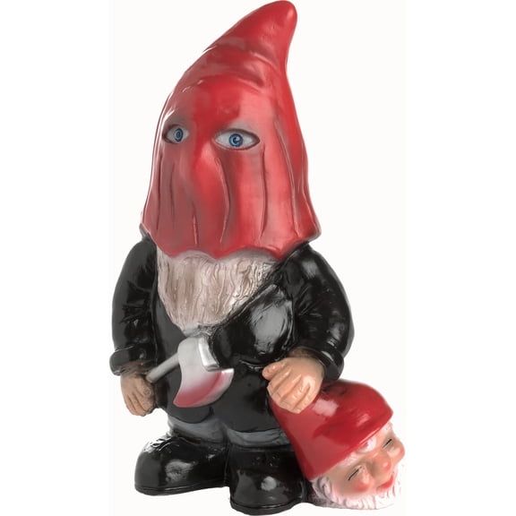 Executioner Gnome, 12", Large UV Resistant Lawn Ornament