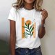 thumbnail image 1 of Puntoco Mujer Casual Sexy Moda Verano Cuello Redondo Camiseta Impreso Manga Corta Tops Blusa Puntoco Puntoco-8451, 1 of 6