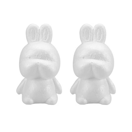 

HOMEMAXS 2pcs Easter Rabbit Mould Modeling Rabbit Shaped DIY Craft Modeling for DIY Party Decoration Wedding Gift