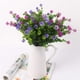 thumbnail image 2 of 21 cabezas de flor de loto de plástico con hojas de eucalipto ramo de rosas de flores artificiales para la decoración del hogar decoración de la pared de la planta decoración del jardín oso de fresa Juguete, 2 of 4