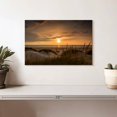 thumbnail image 2 of Elephant Stock Saltum Beach Sunset Wall Art - Horizontal Canvas Wall Art - Living Room Wall Decor - Beach Canvas - Orange And Green Decor - 12" x 8", 2 of 8
