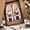 cotton slippers - letter hat b, variant on ZELAND Unisex Halloween Pumpkin Ghost Warm Winter Cotton Slippers - Thick Sole, Anti-Slip, Indoor House Shoes