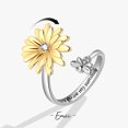 thumbnail image 4 of Anillo para mujer, anillo flor circonita cúbica, regalo de joyería de moda, 4 of 4