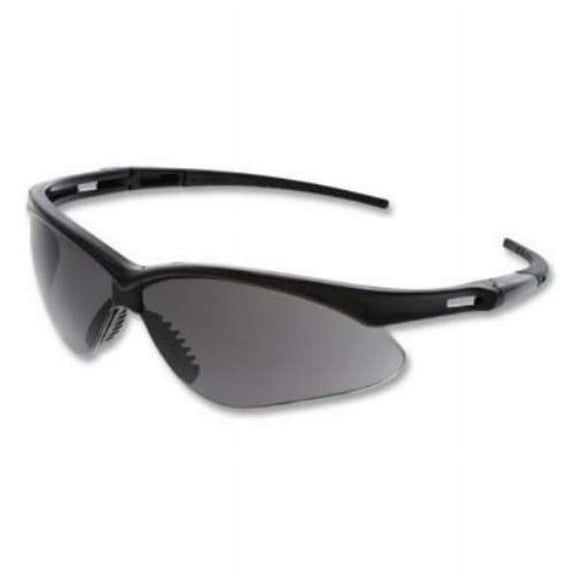 MCR Safety 135-MP112 Memphis MP1 Safety Glasses Black Frame, Gray - Pack of 12