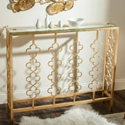 Carolina Console Table-Color:Antique Gold Leaf