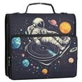 thumbnail image 5 of FORMRS Zipper Binder with Shoulder Strap 2-inch Ring 500 Sheet Capacity File Bag, Black Record, 5 of 5