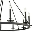 thumbnail image 2 of Millennium Lighting 6710 Florence 10 Light 36" Wide Taper Candle Chandelier - Black, 2 of 3