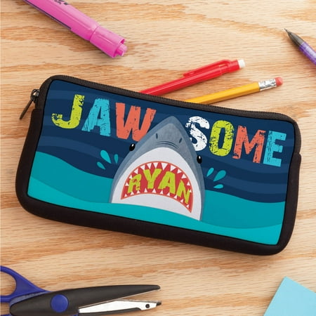 Jawsome Personalized Pencil Case