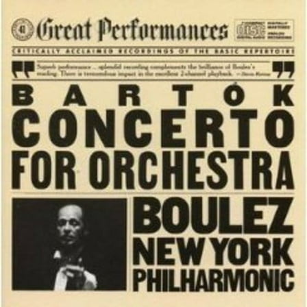 Bartok / New York Philharmonic / Boulez - Cto for Orch - Music & Performance - CD