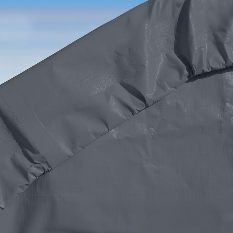 Sheltercoat 16 X 40 Ft. Garage Peak Grey Std - Walmart.com