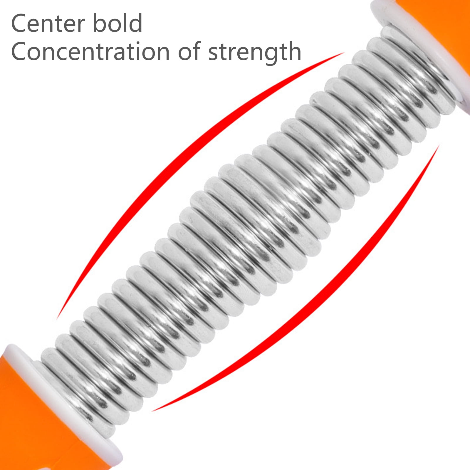 Power Spring Rod Forearm Strengthener Spring Arm Strength Trainer Upper Body Exercise Equipment Workout Accessory