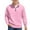 Pink, variant on Cethrio Girls Zipper Sweatshirts Size 10-12, Loose Fit Pullover Casual Long Sleeve Girls Tops Pink