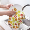 thumbnail image 6 of Disketp Lemon Orange Waffle Weave Kitchen Dish Cloth,Super Absorbent Kitchen Dish Towels 16*26 Inches for Dish Rags Washing Dishes, Drying Dishes, 6 of 7