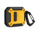 thumbnail image 2 of Dteck Case for Apple AirPods 2nd Generation,Shockproof Military Hard PC Case Lock Cover with Keychain for Airpods 2nd Gen / 1st Gen,Yellow, 2 of 7