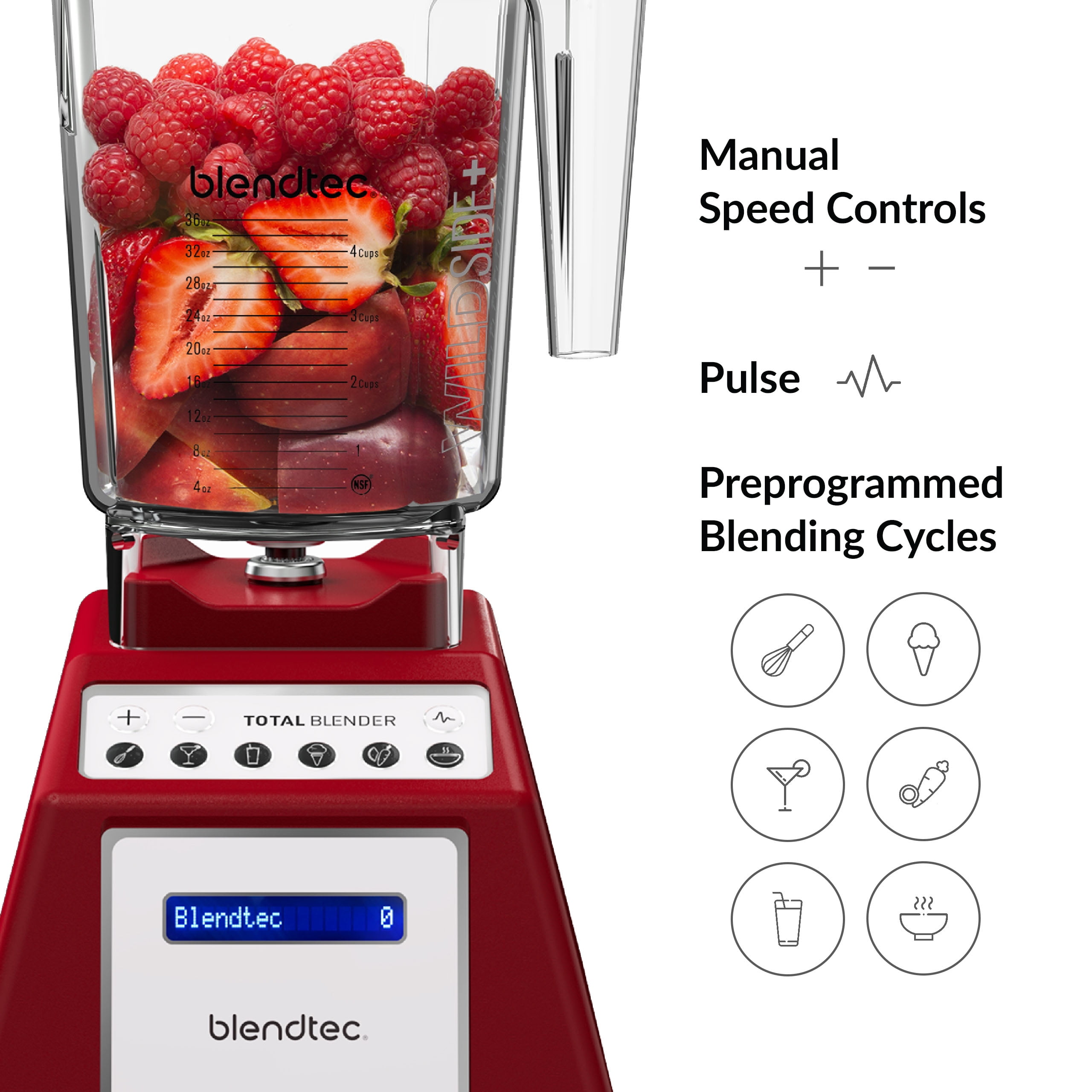 Blendtec Saver ブレンダー 　2容器付（内１つはサービス） Blendtec C825C11E-A1GA1D Countertop All Purpose Blender w/ Tritan