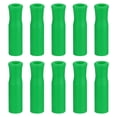 thumbnail image 1 of Unique Bargains Lot de 10 Embouts de Paille en Silicone, Embouts de Pailles Réutilisables Doux Adaptés pour Pailles en Acier Inoxydable 1/4 Pouce(6mm), Vert, 1 of 7