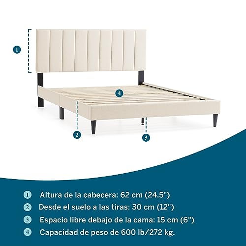 Lucid upholstered 2024 platform bed