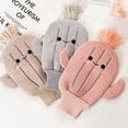 thumbnail image 4 of 3Pcs Baby Bath Mitts Washcloths Scrubber Cartoon Cactus Towels (Assorted Color), 4 of 9