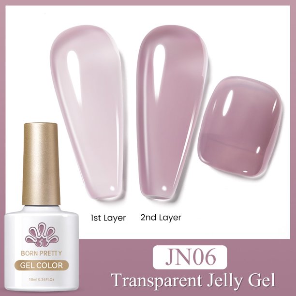BORN PRETTY 10ml Trendy Summer Gel Esmalte de uñas Rosa Azul Púrpura Gel de uñas UV LED Semi permanente Soak Off Gel Barniz 134 colores Tan Jianjun unisex