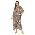 thumbnail image 3 of Oussum Women Plus Size Kaftan Dresses for Ladies Kimono Sleeve Caftan Long Maxi Kaftans Online, 3 of 9