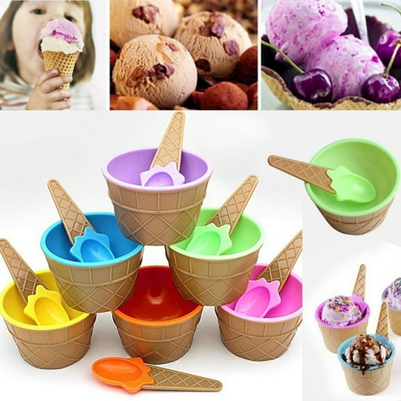 Miyuadkai Tableware on Sale Clearance 1Pc Kids Ice Bowls Ice Cup Couples Bowl Gifts Dessert Or Orange