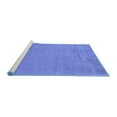 thumbnail image 2 of Ahgly Company Machine Washable Indoor Rectangle Oriental Blue Industrial Area Rugs, 2' x 5', 2 of 4