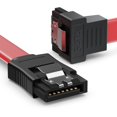 thumbnail image 2 of Cable SATA III de 0,3 m Cable de datos S-ATA 3 HDD SSD Cable de conexión Un clip de metal Cable de conexión de 6 Gb/s 1x Conector recto 1x 90° Tipo L - Rojo ACTIVE Biensenido a ACTIVE, 2 of 5