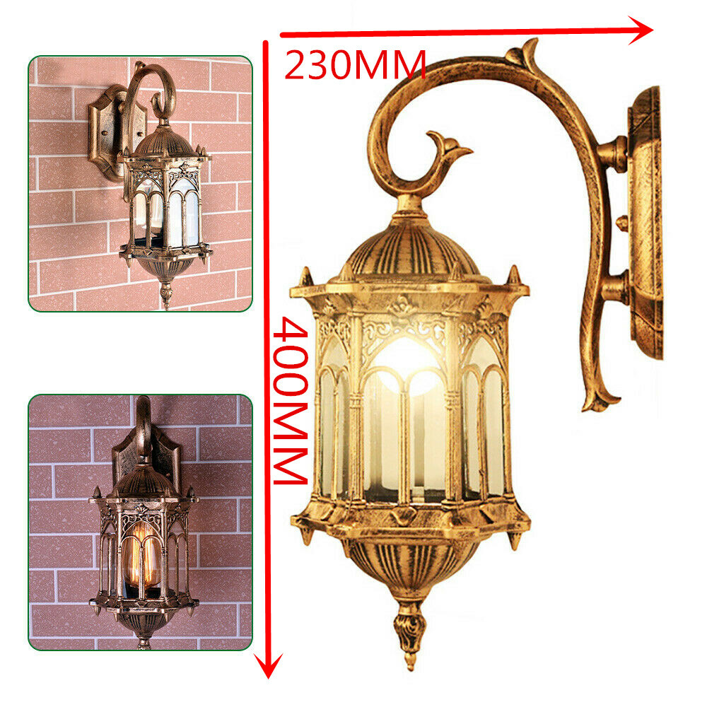 TFCFL Antique Sconce Wall Light Outdoor Exterior Lantern Lamp Porch Lights Wall Lighting Fixture