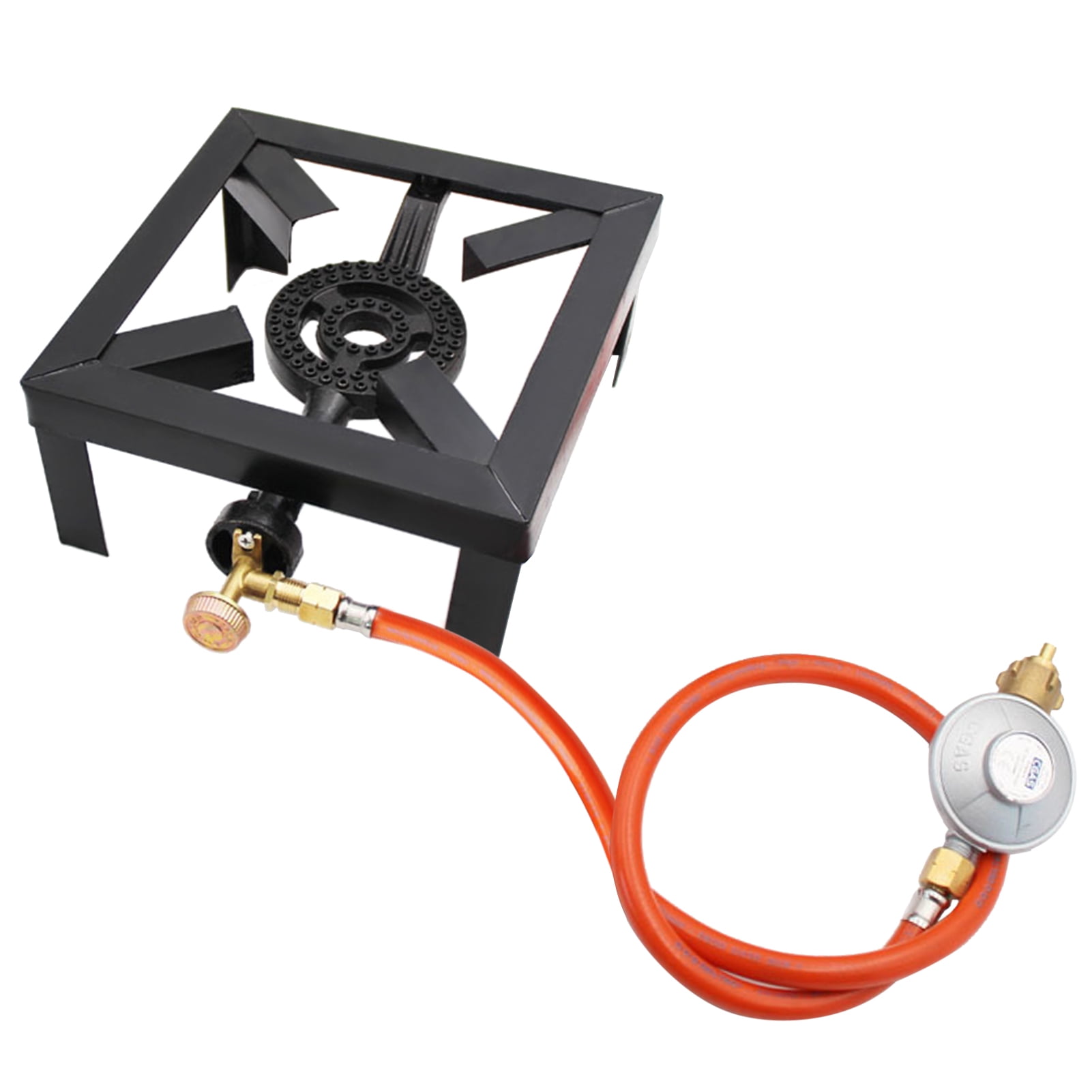 8KW Gas Boiling Ring Cast Iron Large LPG Outdoor Cooker Iron Frame