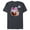 Navy Heather, variant on Ice Age Scrat Simply Adorable 20 Years Anniversary - Short Sleeve Blended T-Shirt for Adults - Customized-Black