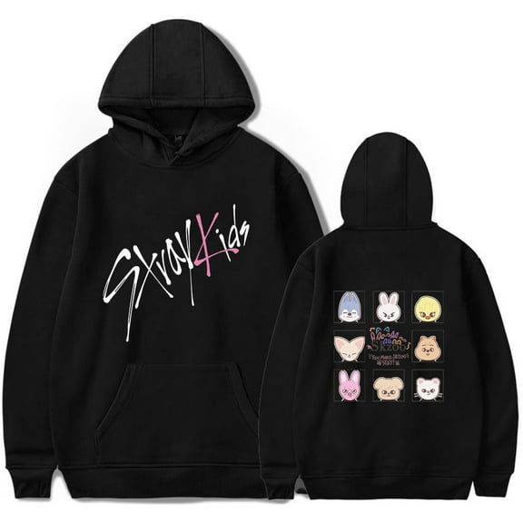 Stray Kids Tour Merch Hoodies New Logo Kpop Felix Hyunjin Fashion Cool Hoodie Men Women Sweatshirts Cosplay Long Sleeve
