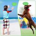 thumbnail image 2 of Paquete de 2 discos voladores para perros, juguete volador de silicona para cachorros, perro suave flotante, indestructible, reaccionar más rápido, juguetes interactivos de entrenamiento para per, 2 of 5