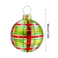 thumbnail image 3 of Luoshdecor Inflatable Clear Pine Balls , 23.6 in Giant Christmas Holiday Blow Up Merry Christmas Ball Ornaments , for Front Door Pool Porch & Yard Decor, 3 of 5