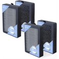 thumbnail image 1 of LEVOIT LV-H128 Air Purifier Replacement Filter, Genuine LV-H128-RF Air Filters, Capture Dust Smoke Pollen, Activated Carbon, 3-St, 1 of 8