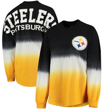 Pittsburgh Steelers NFL Pro Line by Fanatics Branded Women's Spirit Jersey Long Sleeve T-Shirt -