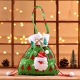 thumbnail image 1 of Bolsa de regalo de Navidad declaración creativa Linda bolsa de asas para dulces con estampado de dibujos animados para niños bolsa de manzana de Navidad de Papá Noel, 1 of 4